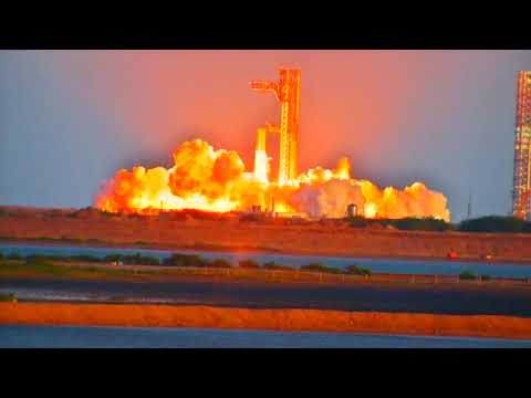 Starship Super Heavy Booster 13 Static Fire - Oct 24 2024