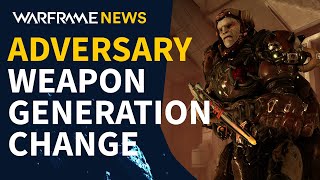 Weapon Generation Change with Warframe Update 31.1