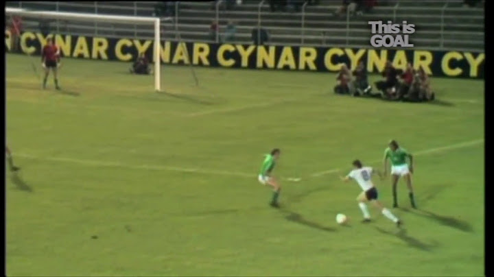 Goal! Volodymyr Onyshchenko. UEFA Cup Winners'Cup 1974/1975. Final. Ferencvarosi TC - Dynamo Kyiv