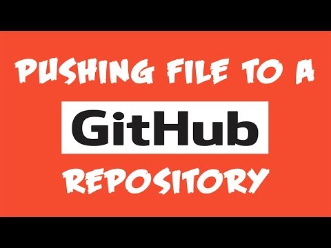 Pushing file to a GitHub Repository using GitBash