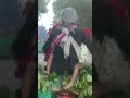 viral seorang pengendara motor diatas bojok di naiki ibu dan anak kembarnya