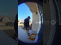 The Delivery Driver Who Looked Relieved 🚚😦 #deliverydrama #doorstepmoments #viralsecurity