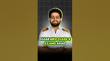 How to clear your MEO Class 4 Exams ASAP!!