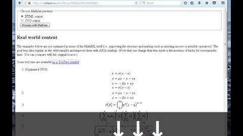 Deep labels in MathJax output - MathML - JAWS, Firefox, Windows 7