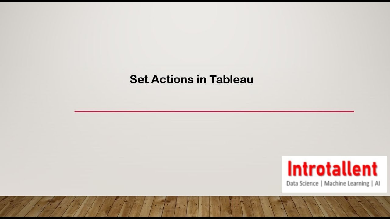 Set Actions in Tableau - YouTube