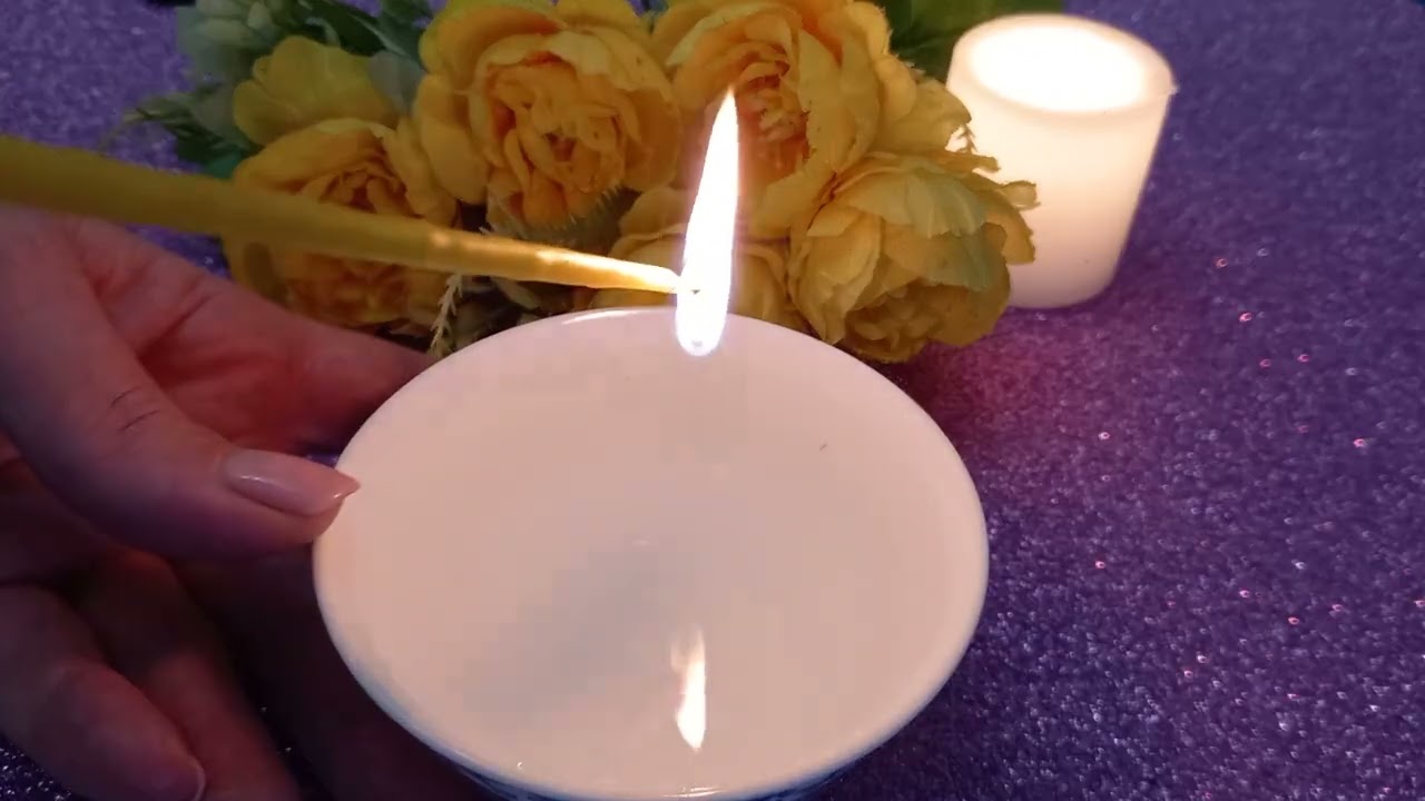 Лотос гадания на воске