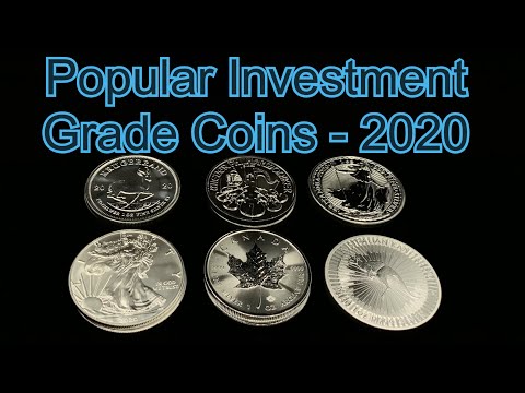 2020 Popular Investment Silver Coins - Kangaroo, Britannia, Philharmonic, Krugerrand, Eagle, Maple