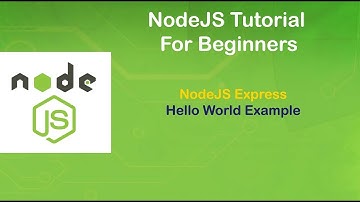 NodeJS Express Hello World Example