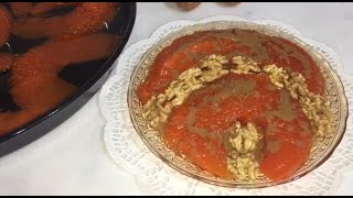 ISPARTA USULÜ DAVUL FIRINDA LOKUM😍 GİBİ  AY ŞEKLİNDE KABAK TATLISI TARİFİ