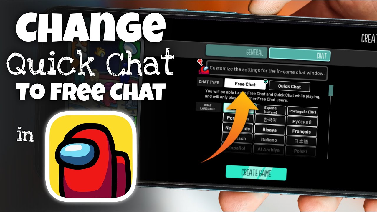 How to Change Quick Chat to Free Chat in Among Us