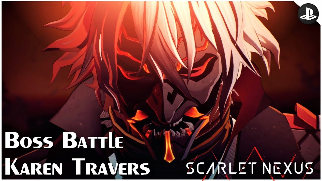 SCARLET NEXUS Final Boss Battle - Karen Travers Third Battle (Yuito Route) PS5