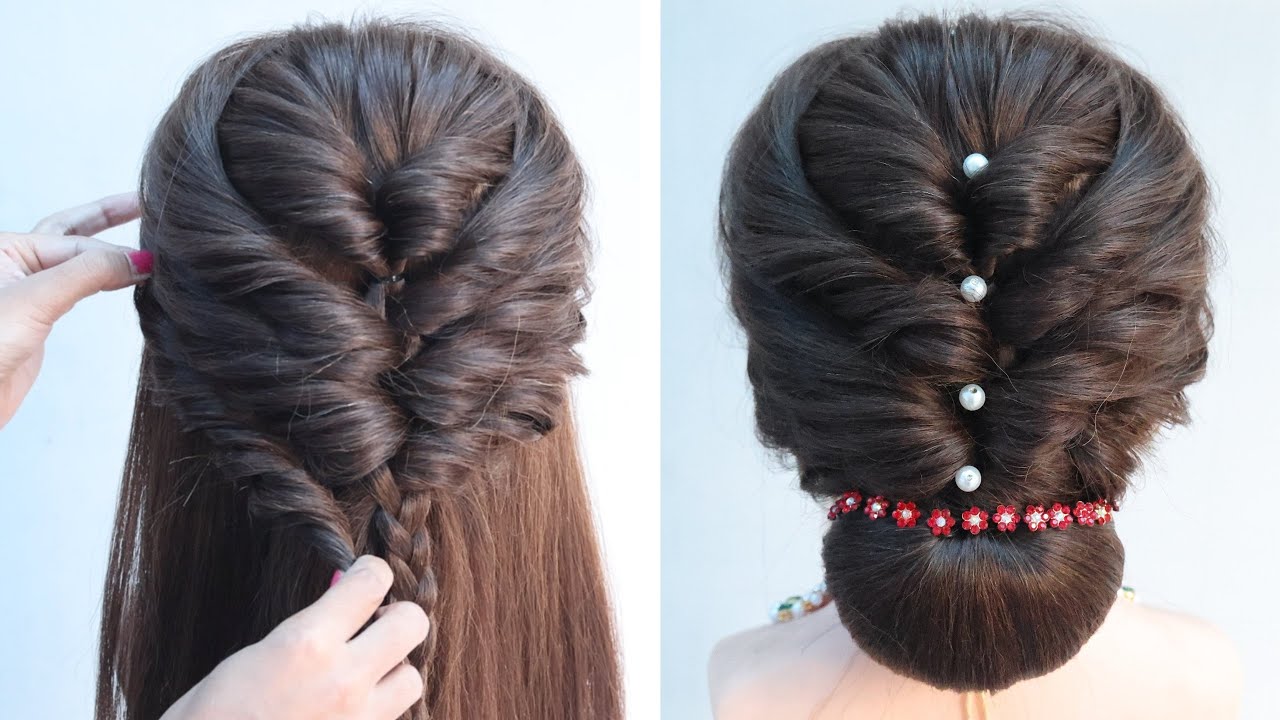 Check out simple bun hairstyles to rock your saree look - Fashion Whenever