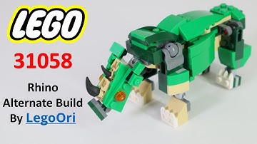 Lego - Rhino Speed Build | MOC by LegoOri | 31058 Alternate Build