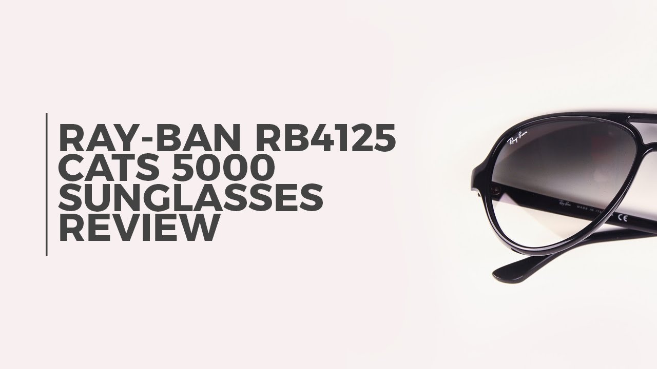 Ray Ban RB4125 Cats 5000 Sunglasses Review | VisionDirect