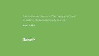 Getting Started with Shopify Themes // Levin Mejia screenshot 3