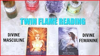 TWIN FLAME READING - WHAT'S GOING ON WITH DIVINE MASCULINE AND DIVINE FEMININE?! POWERFUL HEALING!