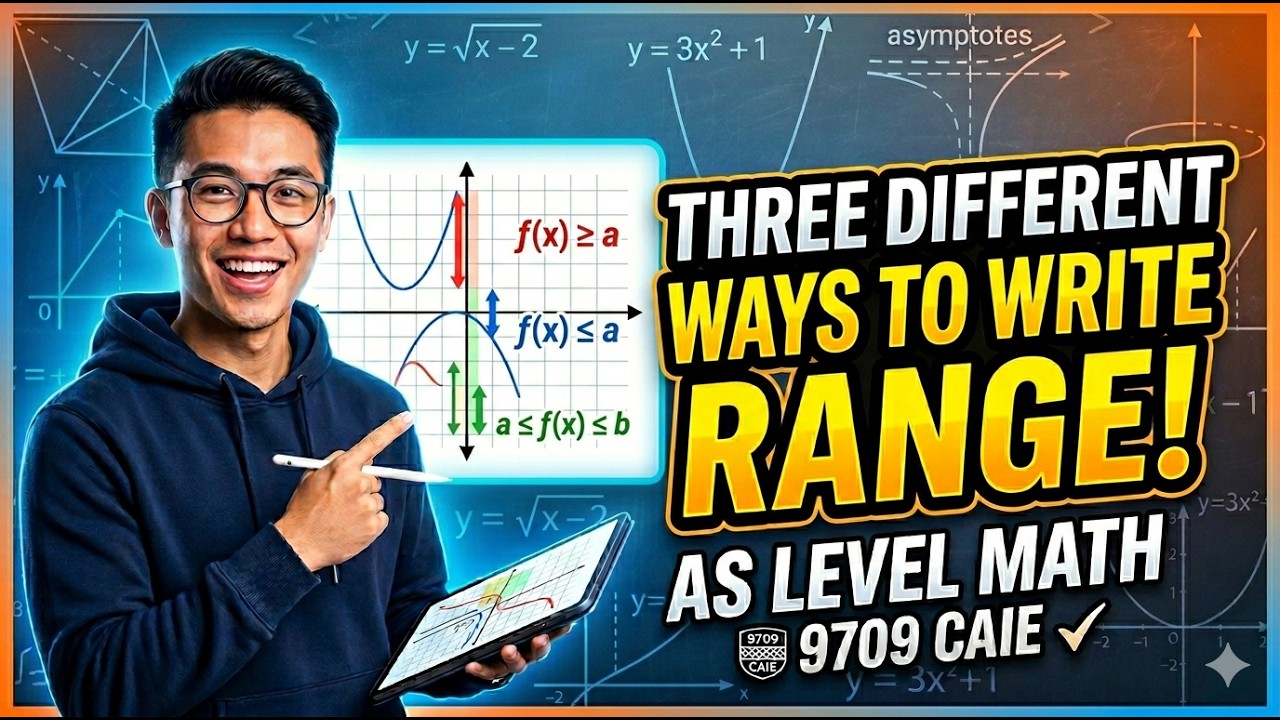Three ways to write Range | As Level Math | Functions | 9709 | CAIE ...