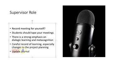 Supervisor Training for EPQ September 2021