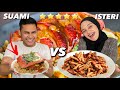 CHALLENGE masak makanan restoran 5 BINTANG! Laki vs Bini!