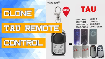 Clone TAU Remote Control 433MHz Fixed Code TAU 250 SLIM T4 T4C TX0E TXAH / 250 K SLIM / S50 TXD Gara