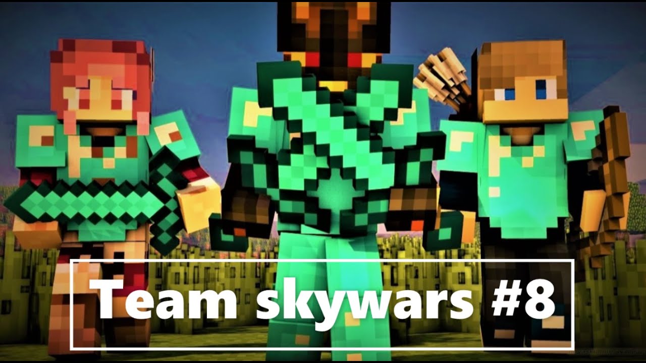 My new kill record 😱 15 Kills - Minecraft team skywars #8 - YouTube
