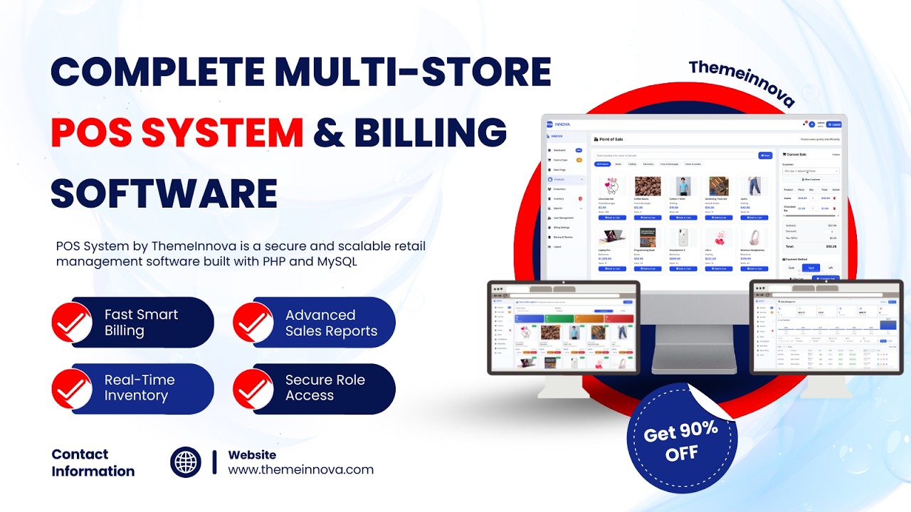 Retail POS & Billing Software with Full Source Code - YouTube