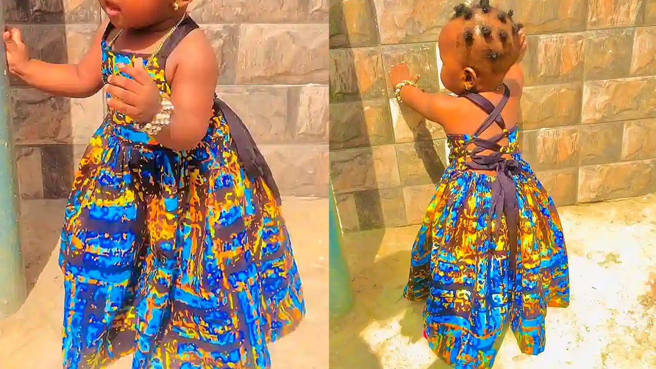 How To Make This Gorgeous Christmas Gown for 1 to 6 months Old. /Easy Tutorial