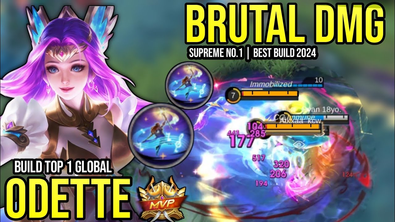 ODETTE BEST BUILD 2025 | BUILD TOP 1 GLOBAL ODETTE GAMEPLAY | MOBILE LEGENDS✓