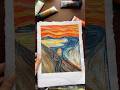 The scream tutorial for beginners #art #painting #edwardmunch #acrylicpainting
