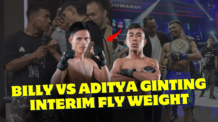 Duel Keras🔥Billy Pasulatan vs Aditya Ginting! Perebutan Sabuk Interim Title Fight Fly Weight FN 81!