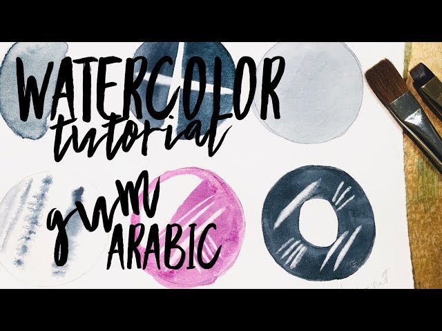 Watercolor Technique: Gum Arabic ~ WATERCOLOUR by Scarlett Damen