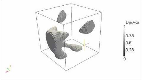 3D fluid topology optimization of a manifold