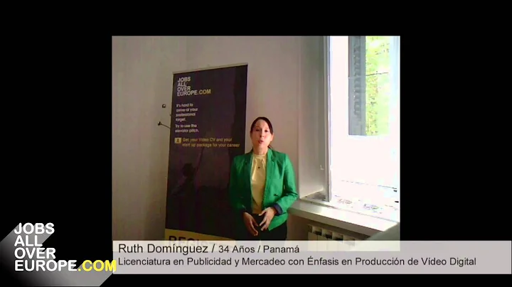 Ruth Dominguez de Panama buscando trabajo en un de...