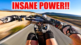 TESTRIDE 2025 EXC 450 - CRAZY POWERBAND -RAW SOUND