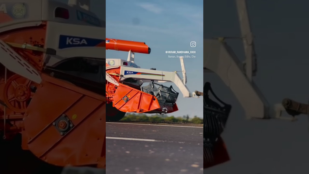 Straw Reaper or Paddy Chopper Attachment for Tractor # Agriculture kisan #*