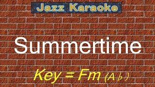 JazzKara  "Summertime" (Key=Fm (Ab))