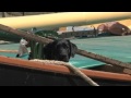 Clip from red sails   guard dogs on barges