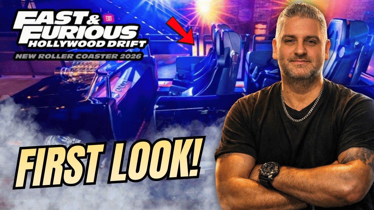 Fast & Furious Hollywood Drift Ride Trains REVEALED! 👀 First Look