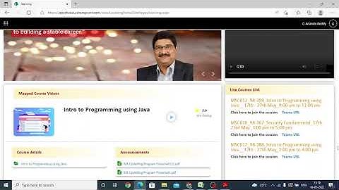 How to take live  APSCHE Microsoft Upskilling course