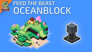 FTB OceanBlock EP42 | Automating Blood Magic Slates With Blood Magic!