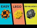 3 Easy LEGO Beyblade | Tutorial