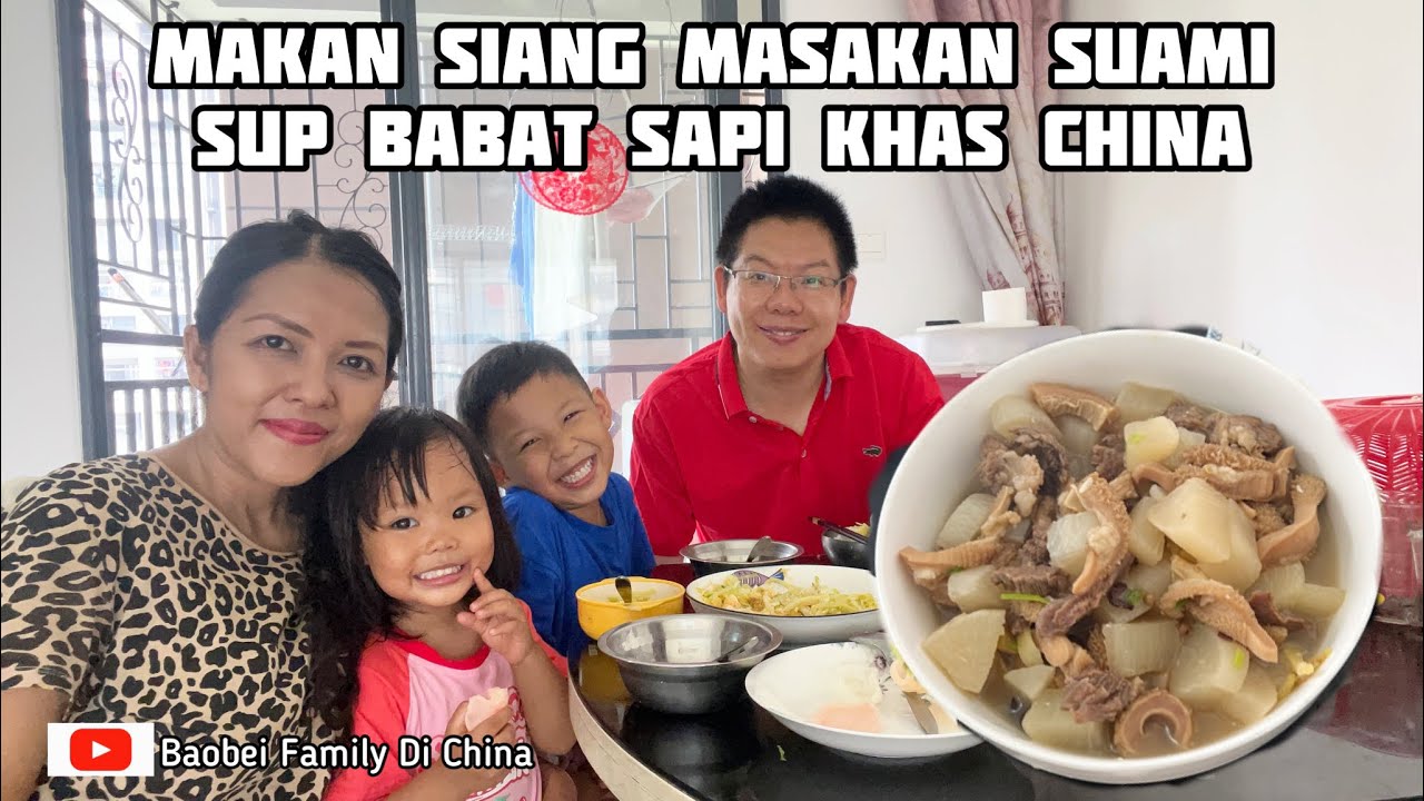 MAKAN SIANG MASAKAN SUAMI SUP BABAT SAPI KHAS CHINA 