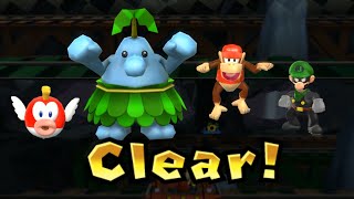 Mario Party 9 - 2 vs 2 Minigames - Peach Vs Kamek Vs Luigi Vs Diddy Kong screenshot 5