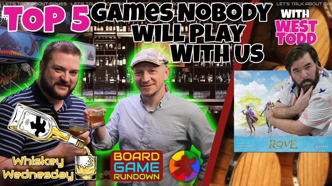 The Mingo stops by this week with a spicy topic - games that people don't want to play with us! There could be a bunch of reasons, maybe we win too much or house rule them to death. Come join the conversation cause we'll also talk about the just launched project from Addax Games - ROVE.
https://www.kickstarter.com/projects/addaxgames/rove
https://addaxgames.com/
https://boardgamegeek.com/boardgame/365670/rove
https://www.facebook.com/Addaxgames/
https://www.instagram.com/addax_games/
