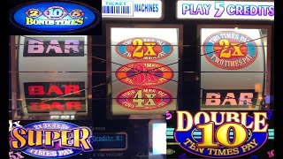DOUBLE TEN TIMES PAY + 2X 10X 5X BONUS TIMES + 2X 3X 4X 5X SUPER TIMES PAY SLOT PLAY! NICE! screenshot 1