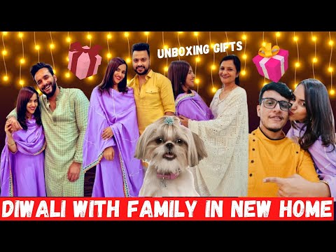 FIRST Diwali with FAMILY in our NEW HOME 🥳🎉