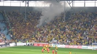 1.FC Magdeburg - Borussia Dortmund DFB Pokal 2007 Pyrotechnik