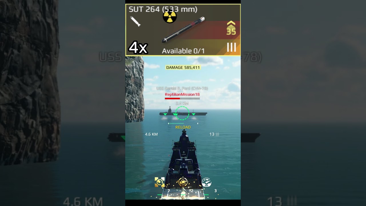 ☢️New SUT 264 (533mm) Nuclear Torpedo ☢️ Damage Test  