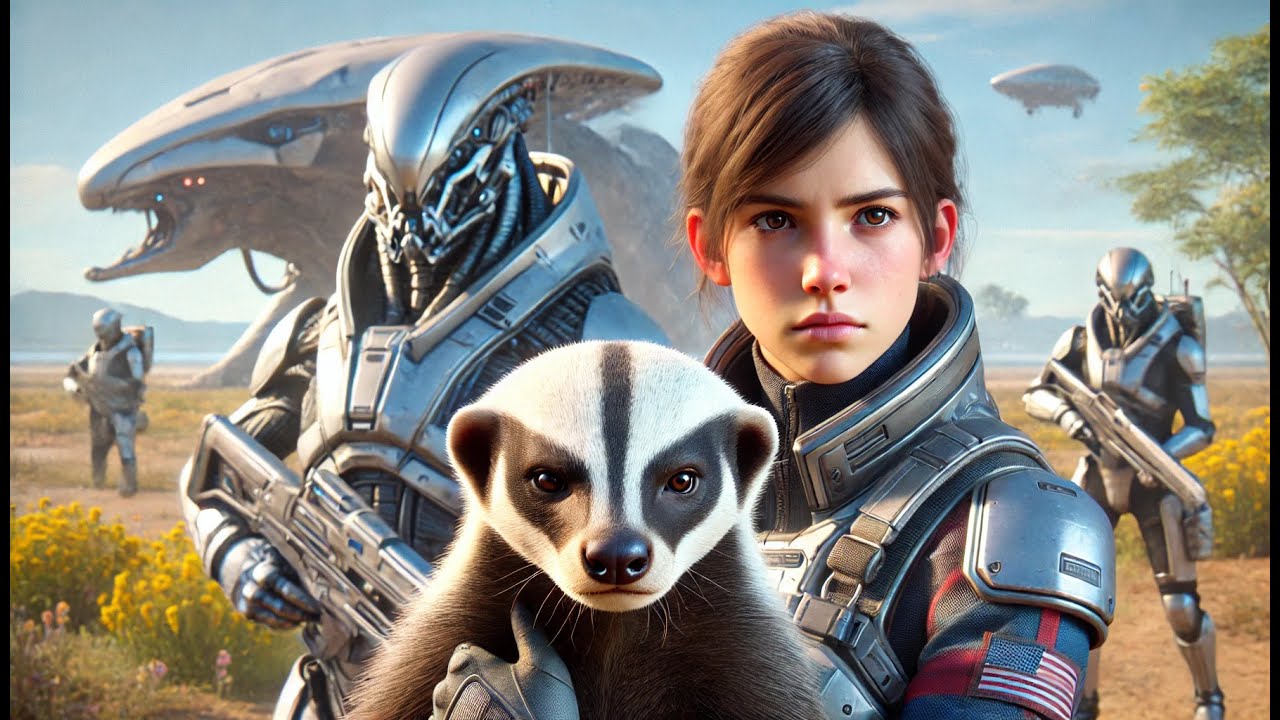 The Commander Announced the End—The Deathworlder Girl Said, “My Honey Badger Chooses Yours First.”