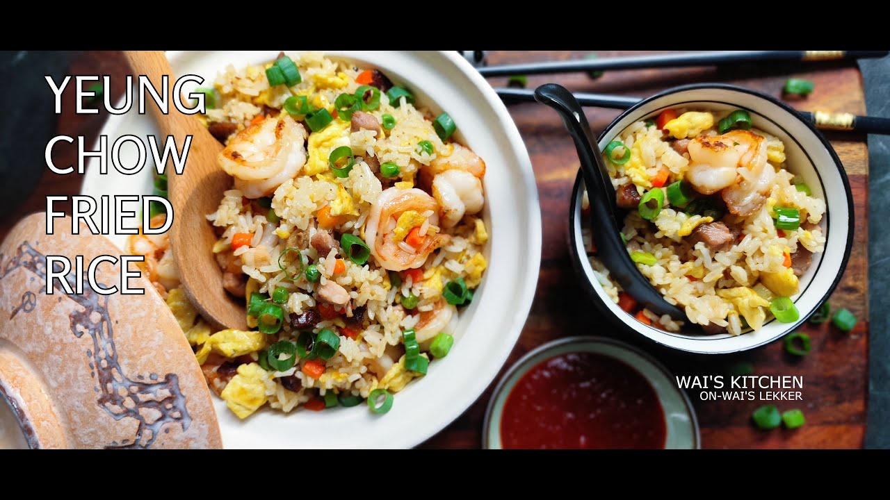 Yeung Chow fried rice / Nasi Goreng Yeung Chow / Chinese restaurant gebakken rijst / 港式扬州炒饭